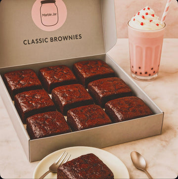 🍫 Classic Chocolate Brownies a Signature of Marble Jar