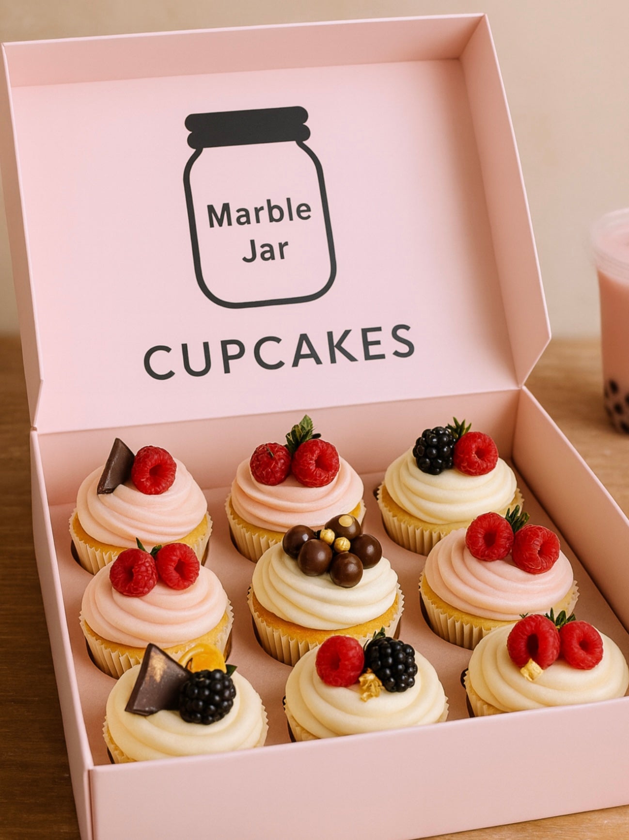 Classic Luxury Cupcakes | Marble Jar Handcrafted Treats