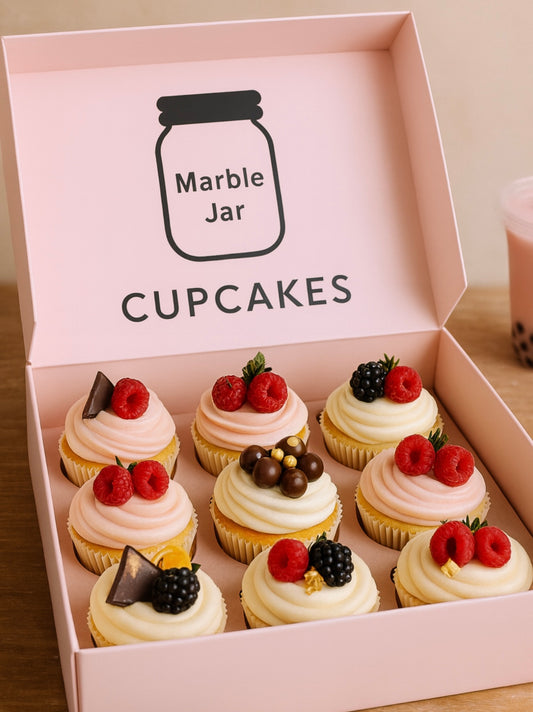 Classic Luxury Cupcakes | Marble Jar Handcrafted Treats